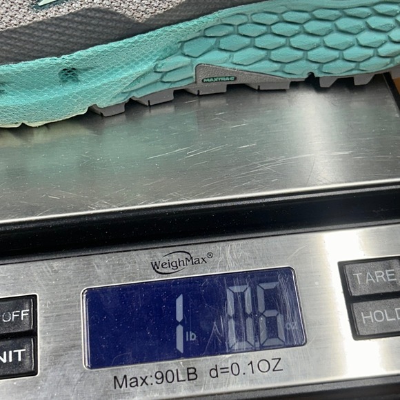 Altra Timp 4 Trail Running Shoes Womens Gray Teal Lace Up Sneakers Size 6 - Picture 13 of 14